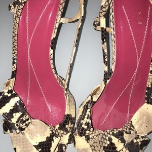 Kate Spade snakeskin sandals